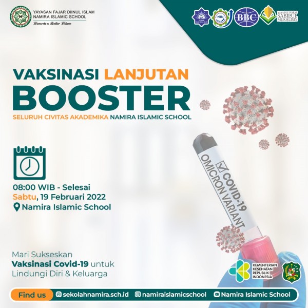 Guru-Guru Sekolah Namira Akan Mengikuti Vaksinasi Booster