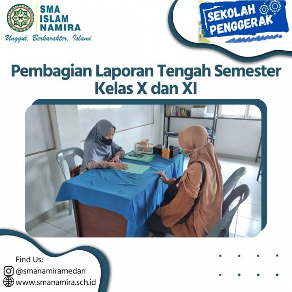 PEMBAGIAN LAPORAN HASIL BELAJAR SISWA TENGAH SEMESTER GENAP