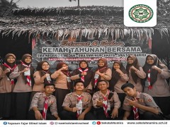 Pramuka SMA Namira Ikuti Perkemahan Bersama di Sobolangit