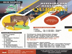 AYO KITA SIAPKAN KENDERAAN AKHIRAT DENGAN BERQURBAN