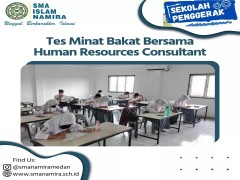 Siswa SMA Islam Namira Mengikuti Tes Minat Bakat