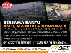 PEDULI PALU : Sekolah Namira dan ACT Dirikan Posko Penggalangan Dana