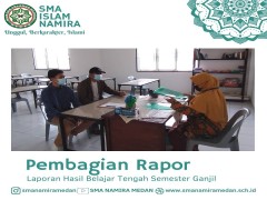 Pembagian Laporan Hasil Belajar Siswa Tengah Semester